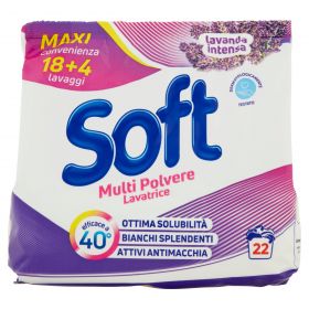 SOFT LAVATRICE POLVERE LAVANDA LAVAGGI 18+2