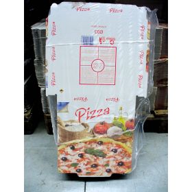 SCATOLA PIZZA CARTONE 33X33X100 MEDIO-ECO