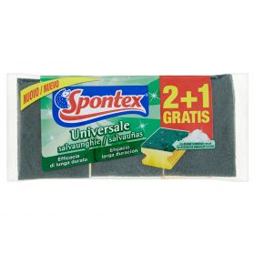 SPUGNA UNIVERSALE SALVAUNGHIE 2+1 SPONTEX