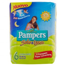 PAMPERS SOLE&LUNA XLARGE X14