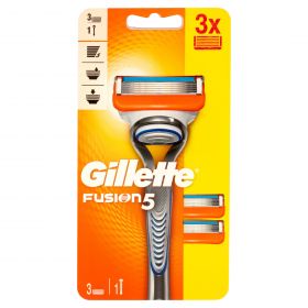 GILLETTE RASOIO FUSION STARTER PACK MANUAZ 2U.P.