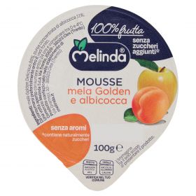 MOUSSE FRUTTA MELINDA MELA/ALBICOCCA GR100