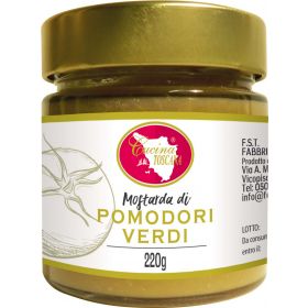 MOSTARDA POMODORI VERDI GR.220 CUCINA TOSCANA