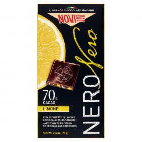 TAVOLETTE NOVI NERONERO  GR75 70% ZENZERO