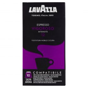 CAPSULA CAFFE'LAVAZZA COMP.NESPRESSO VIGOROSO X 10