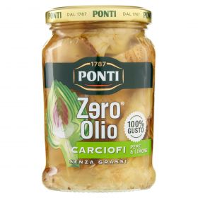 CARCIOFI A SPICCHI PEPE/LIM. ZERO OLIO PONTI GR300