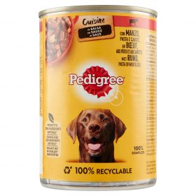 PEDIGREE CANE STRACC.SALSA MANZO GR.400