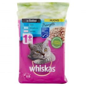 WHISKAS PRANZETTI PESCE GR 50X6