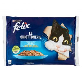 FELIX GHIOTTONERIE SEL.PESCI SALMONE/TONNO GR85X4