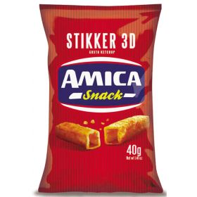 STIKKER KETCHUP 3D AMICA CHIPS GR.40