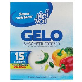 NOI&VOI 15 SACCHETTO GELO FREEZER GRANDI