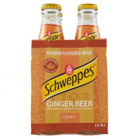 SCHWEPPES CL18X4 GINGER  BEER BOTT.