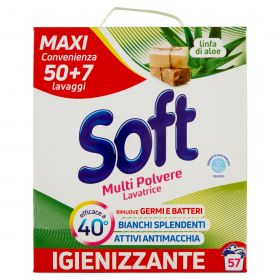 SOFT POLVERE LAVATRICE ALOE VERA 50 MIS.