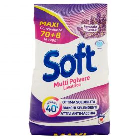 SOFT POLVERE LAVATRICE LAVANDA MIS. 70+8