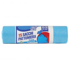 NOI & VOI SACCO AZZURRO 55X70 x15Pz