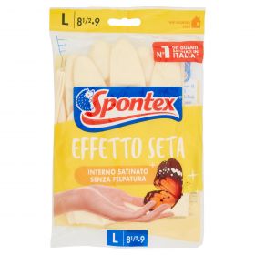 GUANTI SPONTEX SILKY L