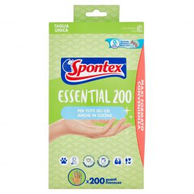 GUANTI SPONTEX FINI USA E GETTA X200 PZ