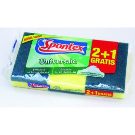 SPONTEX SPUGNA ABRASIVA UNIV.2+1