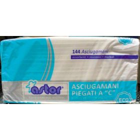 ASCIUGAMANI A "C" 23X31 PZ 144 PURA OVATTA