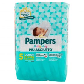 PAMPERS DOWNCOUNT BABY DRY JUNIOR X17
