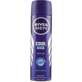 NIVEA DEO F0R MAN KICK COOL SPRAY 150