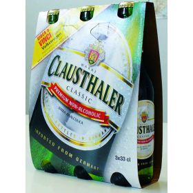 BIRRA CLAUSTHALER ANALCOL.CL33X3 BOTT.