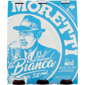 BIRRA MORETTI LA BIANCA CL 33X3 5°