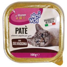 NOI&VOI PATE'GATTO SELVAGGINA GR100