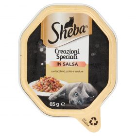 SHEBA CREAZIONI SPEC.SALSA TACC/POLLO/VERD.GR85