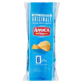 PATATINA AMICA CHIPS MULTIPACK ORIGINALE 25G.X6