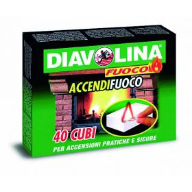 DIAVOLINA ACCENDIFUOCO 40 CUBI