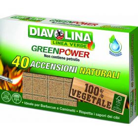 DIAVOLINA GREEN POWER X40 CUBETTI