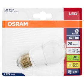 LAMP.LED STAR CLASSIC P40 WW E27 BLI