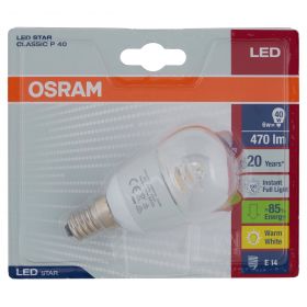 LAMP.LED STAR CLASSIC P40 DIADEM WW E 14 BLI